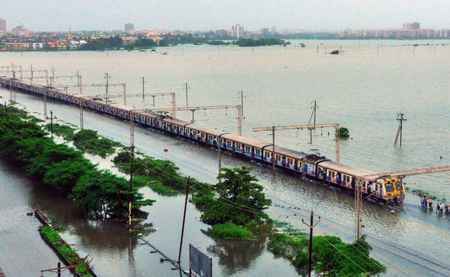 Heavy Rains Disrupt Train Services In Maharashtra