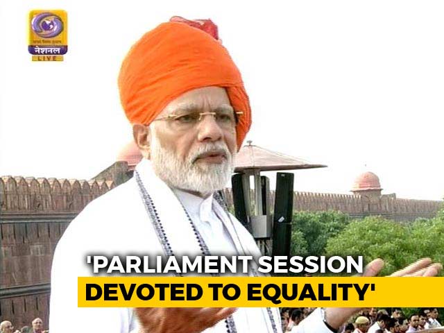 Last Parliament Session Was For Social Justice, Says PM Modi On Independence Day