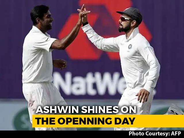India vs England: Ashwin The Highlight Of The Day