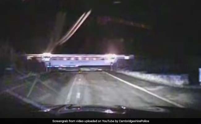 Caught On Camera: Driver Narrowly Misses Train In 180 Kmph Police Chase