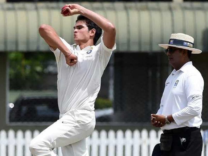 Watch: Arjun Tendulkar Celebrates After Taking First International Wicket Watch: Arjun Tendulkar Celebrates After Taking First International Wicket