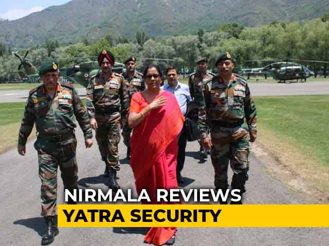 Nirmala Sitharaman Reviews Amarnath Yatra Security Arrangements