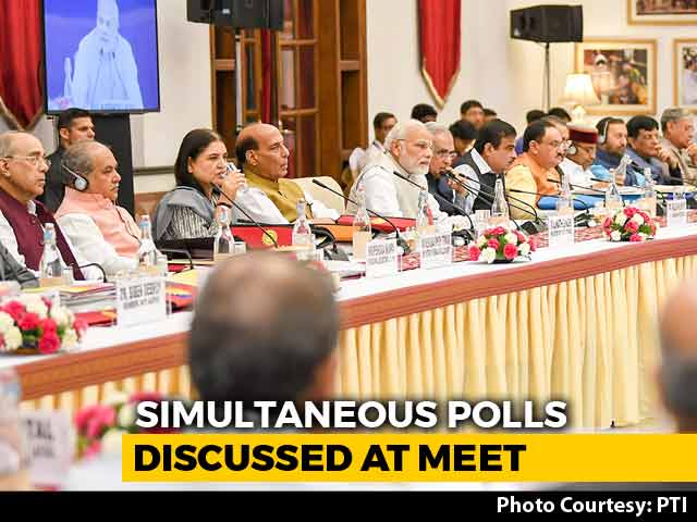 At Centre's NITI Aayog Meet, One More Pitch For Simultaneous Elections