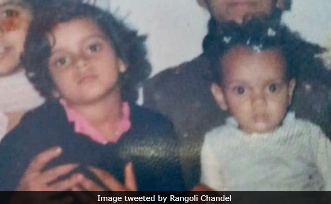 Kangana Ranaut Is The 'Baby With Afro Hair' In This Pic Shared By Sister Rangoli