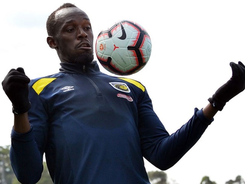Nervous Usain Bolt Prepares For Football Debut Nervous Usain Bolt Prepares For Football Debut