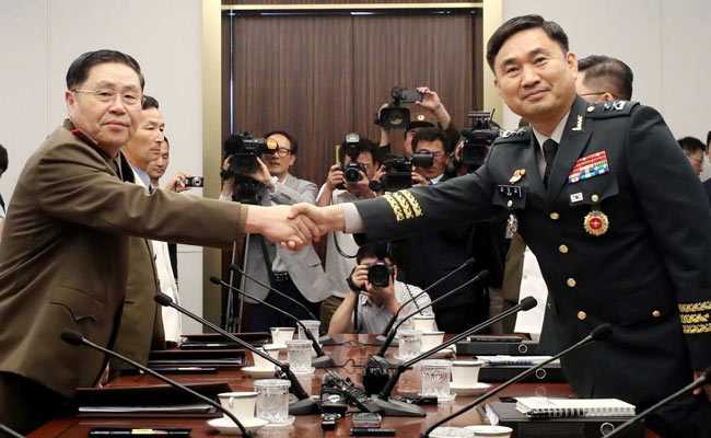 Amid Nuclear Activity Reports, Two Koreas Meet To Reduce Military Tension