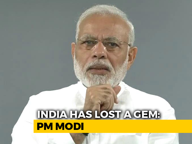 "Lost A Father Figure Today": PM Modi Mourns Atal Bihari Vajpayee's Death