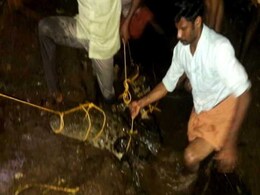 केरल में बाढ़ का पानी उतरने के बाद जब घर पहुंचा शख्स तो मिला विशालकाय मगरमच्छ और फिर... केरल में बाढ़ का पानी उतरने के बाद जब घर पहुंचा शख्स तो मिला विशालकाय मगरमच्छ और फिर...