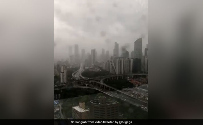 Typhoon Ampil Hits China's Shanghai, Disrupts Flights And Shipping