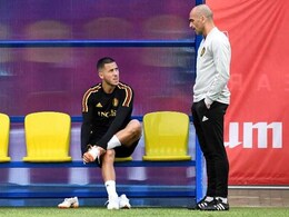 Belgium's Roberto Martinez Lauds Eden Hazard As Real Madrid Rumours Swirl Belgium's Roberto Martinez Lauds Eden Hazard As Real Madrid Rumours Swirl