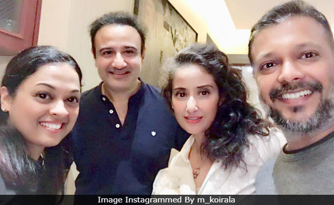 A <i>Saudagar</i> Reunion For Manisha Koirala And Co-Star Vivek Mushran. See Pic
