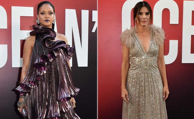 Rihanna, Sandra Bullock And 5 Other Best Dressed Celebs At The <i>Ocean's 8</i> Premiere