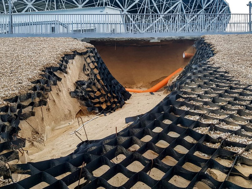 World Cup 2018: Flooding Damages World Cup Stadium In Russia's Volgograd