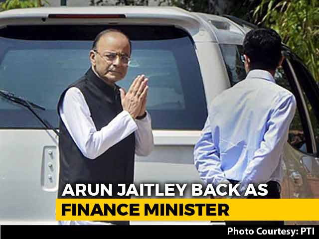 Arun Jaitley Back As Finance Minister After 3-Month Break For Surgery