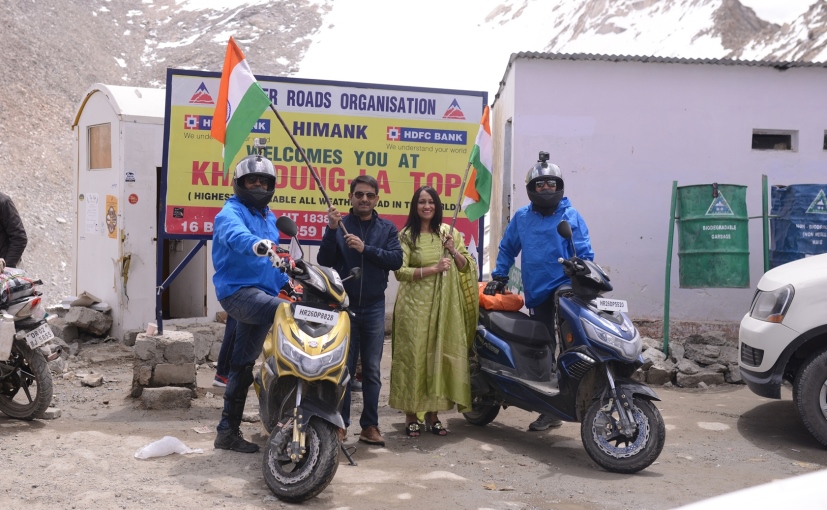 Okinawa Becomes First EV Brand To Reach Leh With The Praise Electric Scooter