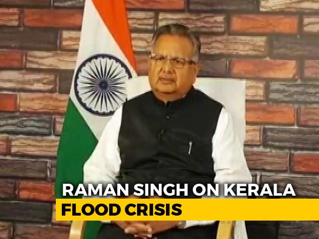 Chhattisgarh CM Raman Singh Praises NDTV's #IndiaForKerala Initiative