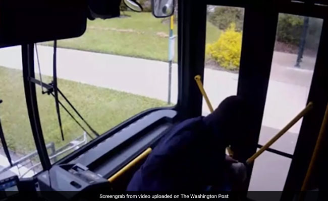 On Video, Bus Driver Repeatedly Strikes Man For Spitting At Him, Fired