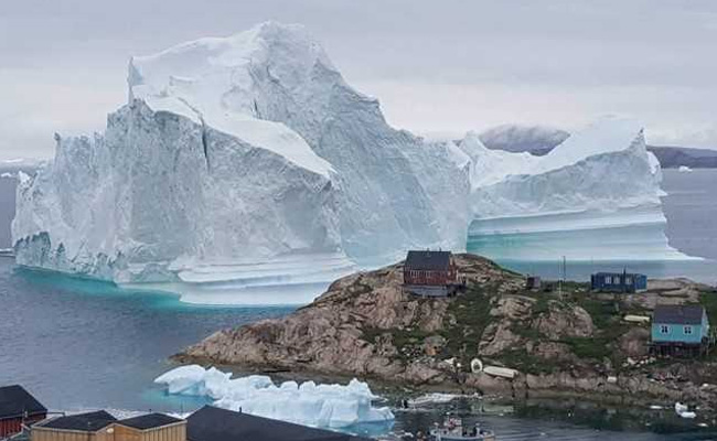 Giant Iceberg Drifting Close To Village In Greenland May Cause Tsunami
