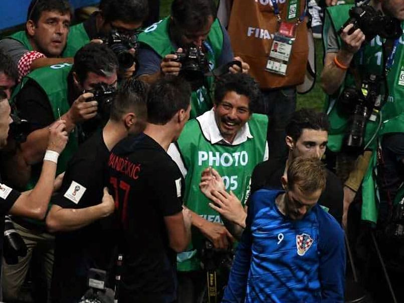 World Cup 2018: Photographer Becomes Part Of Croatia World Cup Goal Celebration World Cup 2018: Photographer Becomes Part Of Croatia World Cup Goal Celebration