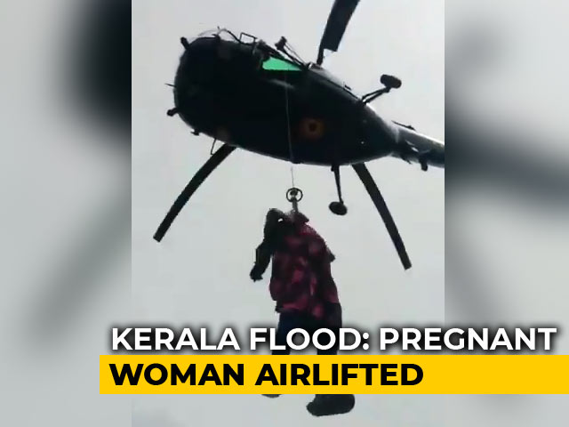 On Video, Navy Rescue Of Pregnant Kerala Woman Whose Water Broke