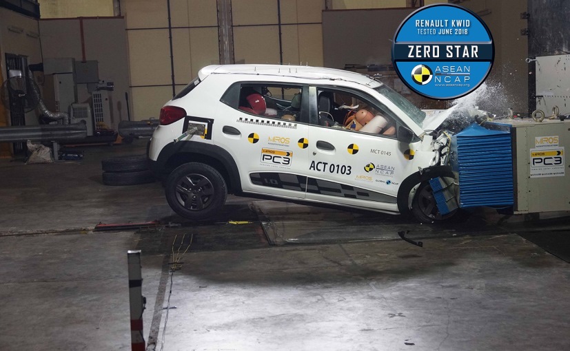 India-Made Renault Kwid Scores Zero Stars In ASEAN NCAP Crash Test