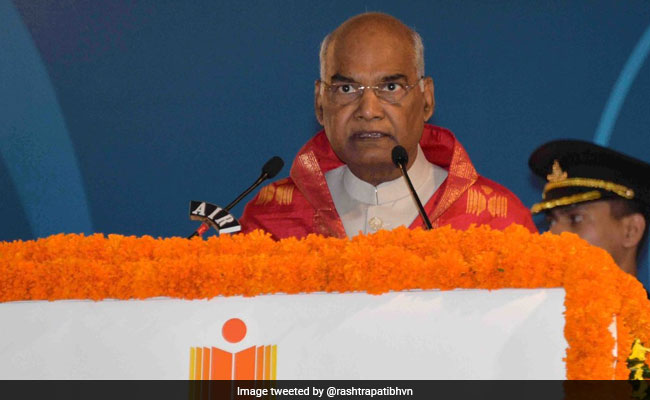 Universities Not Mere Degree Factories: President Ram Nath Kovind