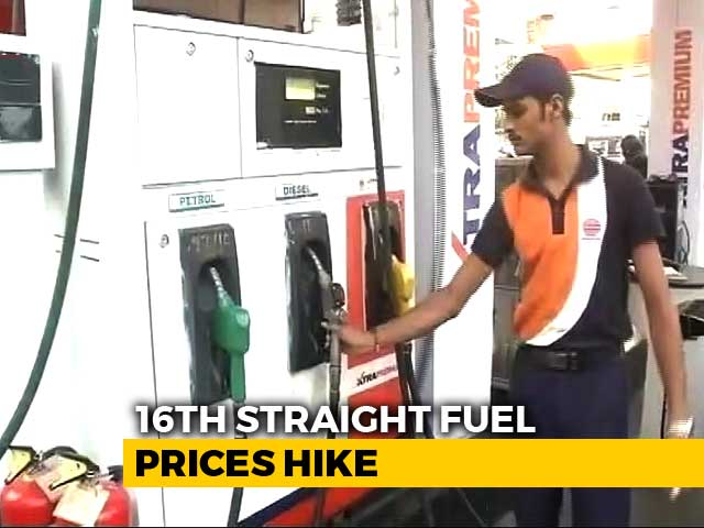 Petrol, Diesel Prices Rise For 16th Day