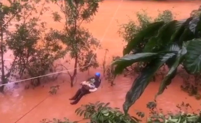 2-Month-Old Rescued In Rained Out Kodagu, Watch Heart-Warming Video