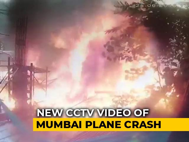 "A Ball Of Fire": New CCTV Video Shows Mumbai Plane Explode