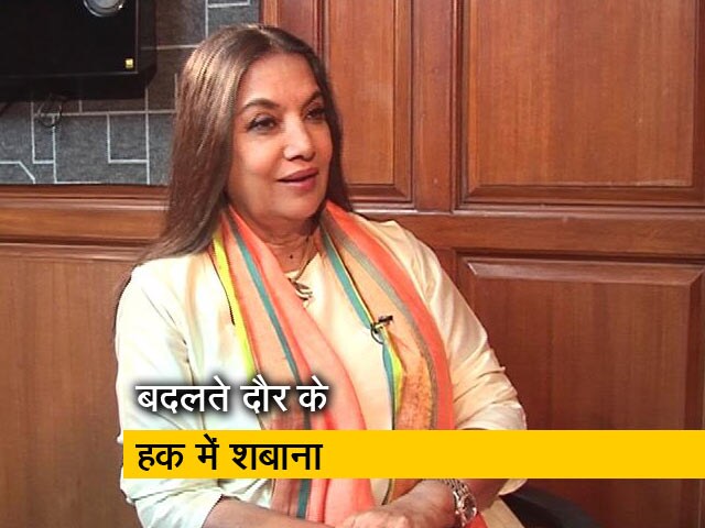 अभिनेत्री शबाना आजमी से NDTV की खास मुलाकात
