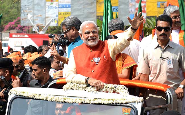 PM Modi's Varanasi Roadshow Sparks War Of Words Between BJP, Opposition