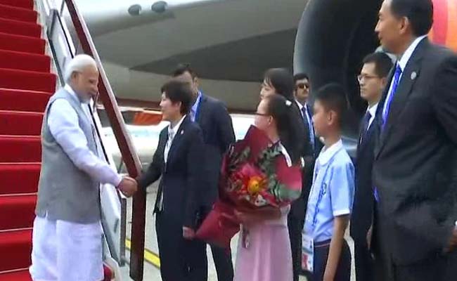 PM Modi Arrives In China To Attend Shanghai Cooperation Summit