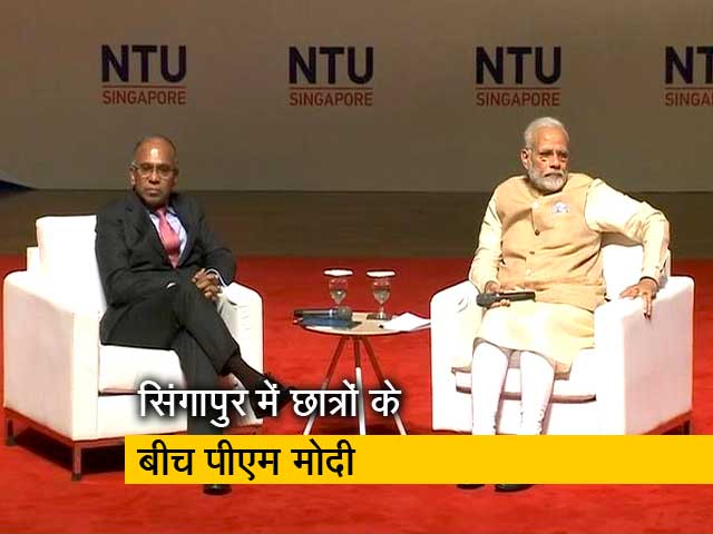 सिंगापुर में छात्रों से बोले पीएम मोदी- 21वीं सदी एशिया की सदी है