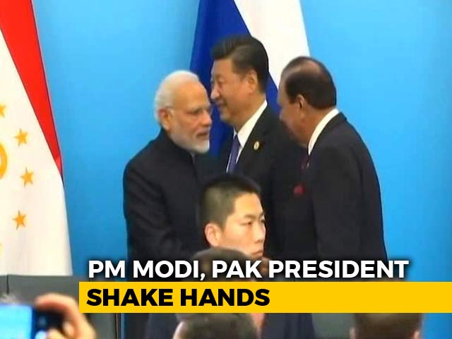 Amid Strain, An India-Pakistan Handshake In China Grabs Attention