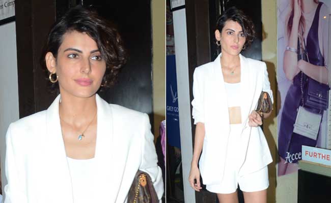 Mandana Karimi's Short Suit Is All Kinds Of Monsoon Fashion Goals