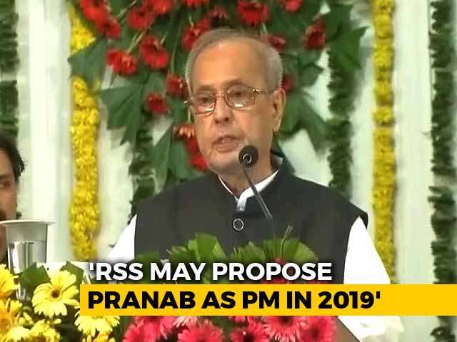 Cosying Up To Pranab Mukherjee Part Of 2019 Plan For BJP, Says Shiv Sena