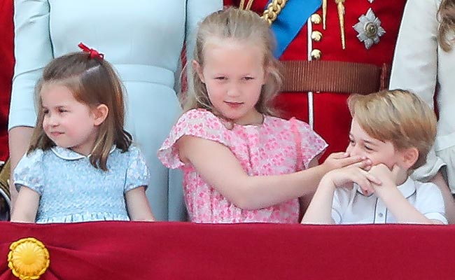 Prince George, Cousin Savannah Phillips Outshine Royals At Queen's Birthday Parade