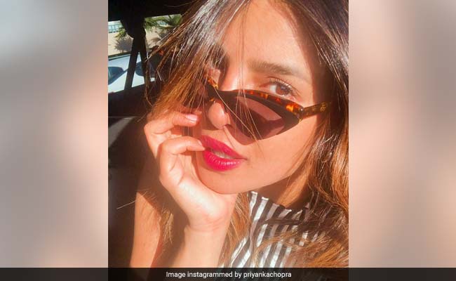 Priyanka Chopra Soaks Up The California Sun But Not Without Her Cat Eye Shades