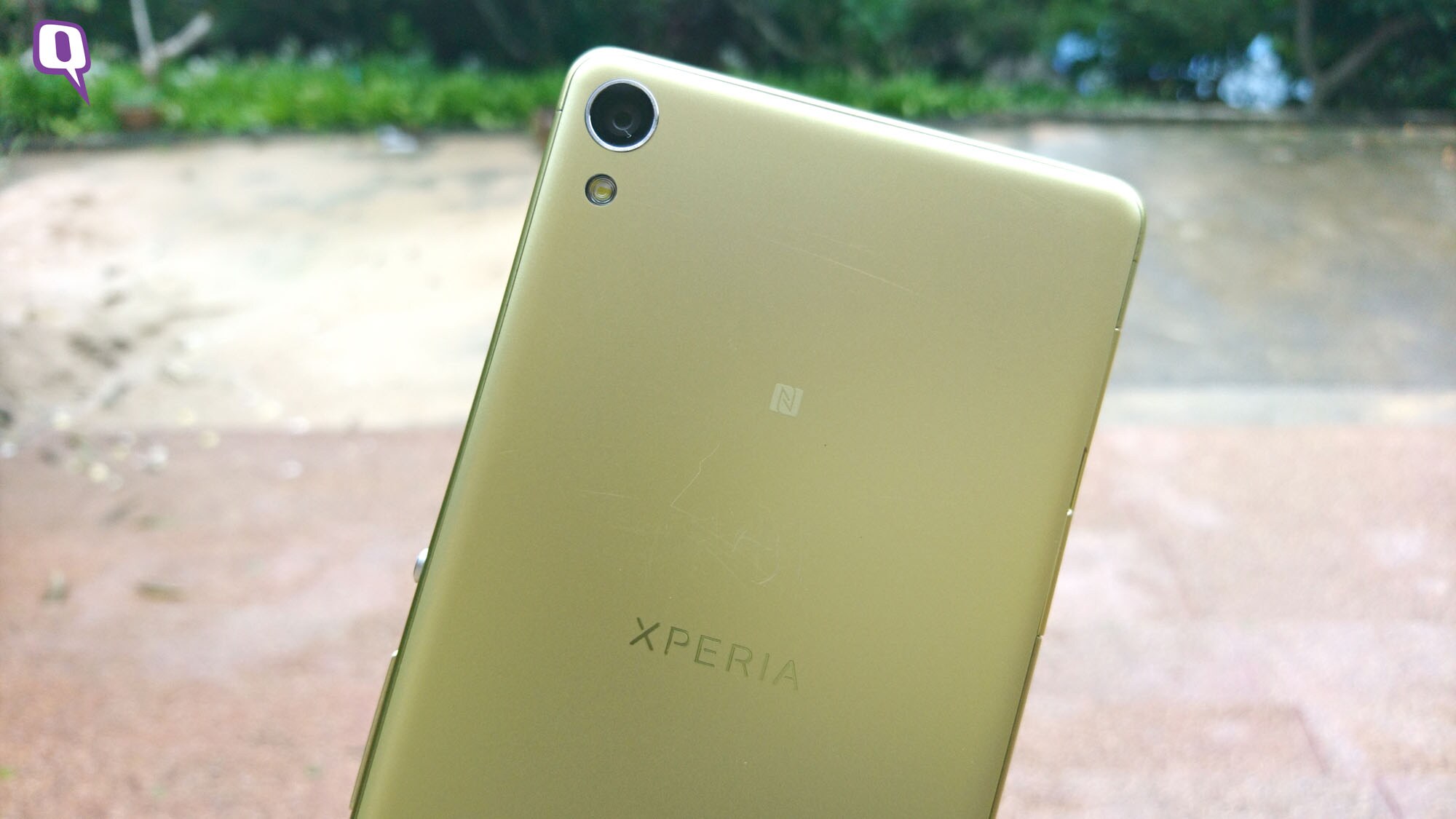 The 13-megapixel camera on the Xperia XA. (Photo: <b>The Quint</b>)