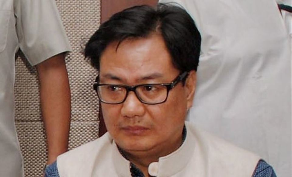 Minister of State for Home Affairs Kiren Rijiju (Photo: PTI)