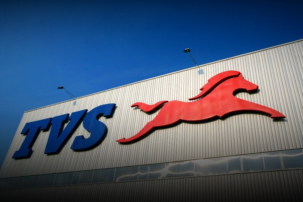 Signage seen at the PT TVS Motor Company Indonesia Factory in Karawang, near Jakarta, Indonesia. (Photographer: Dimas Ardian/Bloomberg News)