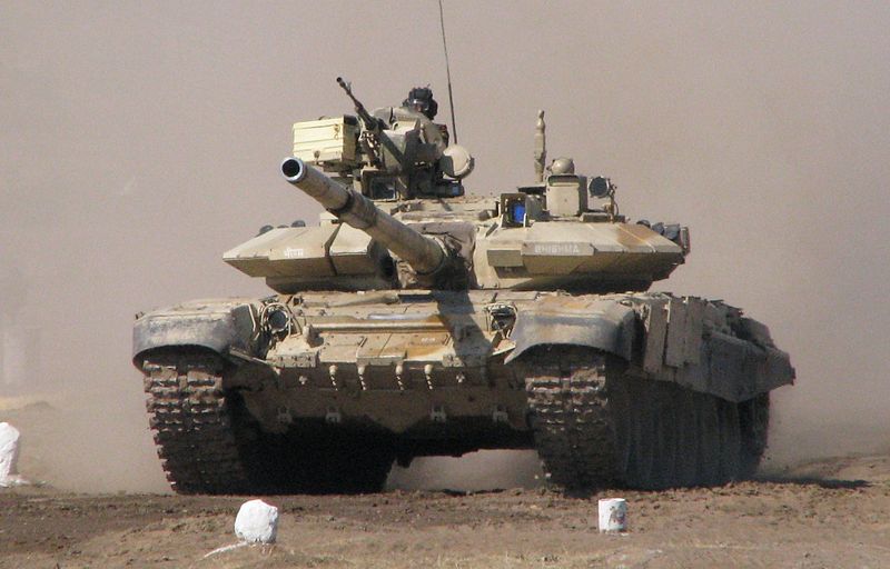 T-90 Tank used by the Indian Army. (Source: Wikimedia)