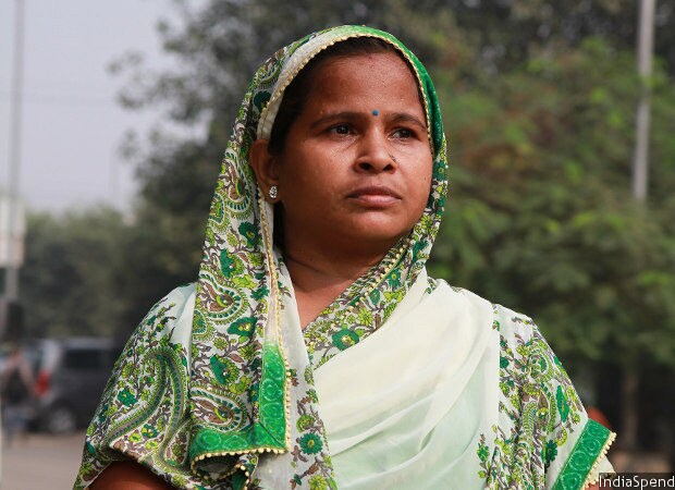 Workers like Enashi Devi are being turned away at gates by factory managers who cite GST as the reason for the downturn. (Source: IndiaSpend)