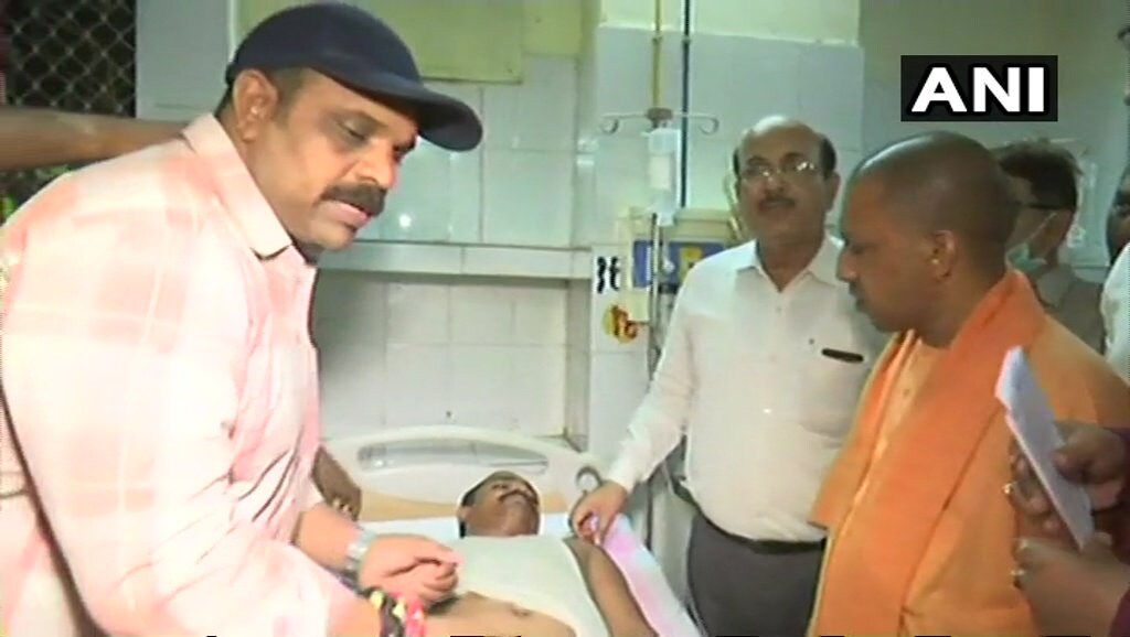 Yogi at Kabir Chaura Hospital.