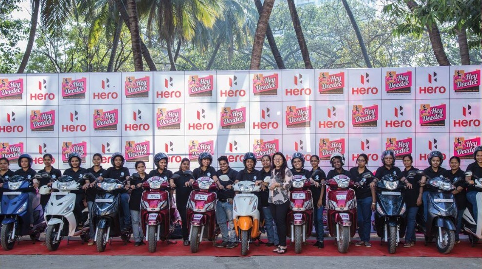 Women delivery fleet of Hey Deedee. (Source: Hey Deedee Facebook page)