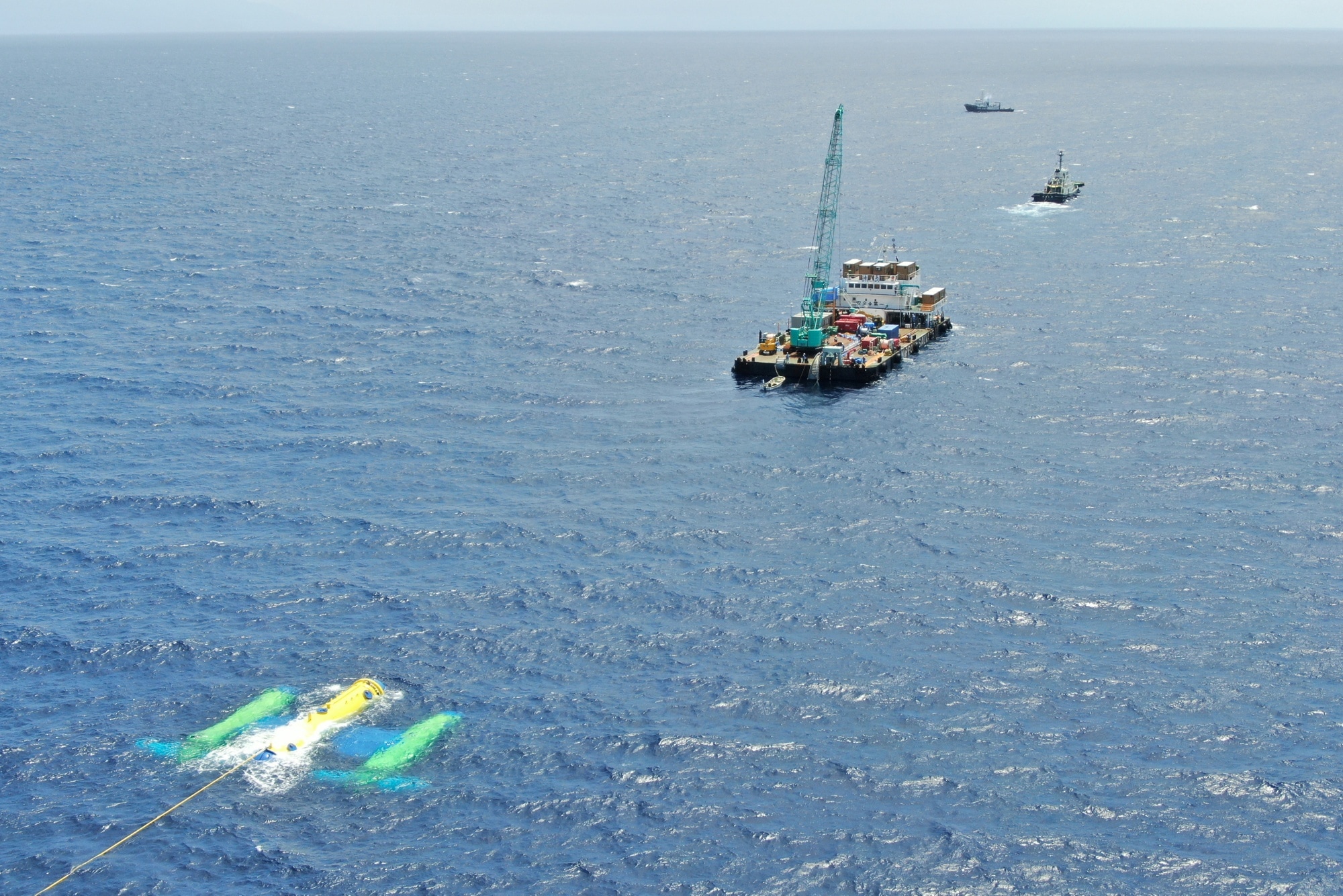 Testing Kairyu off Yakushima Island in 2021.Source: IHI Corp./NEDO