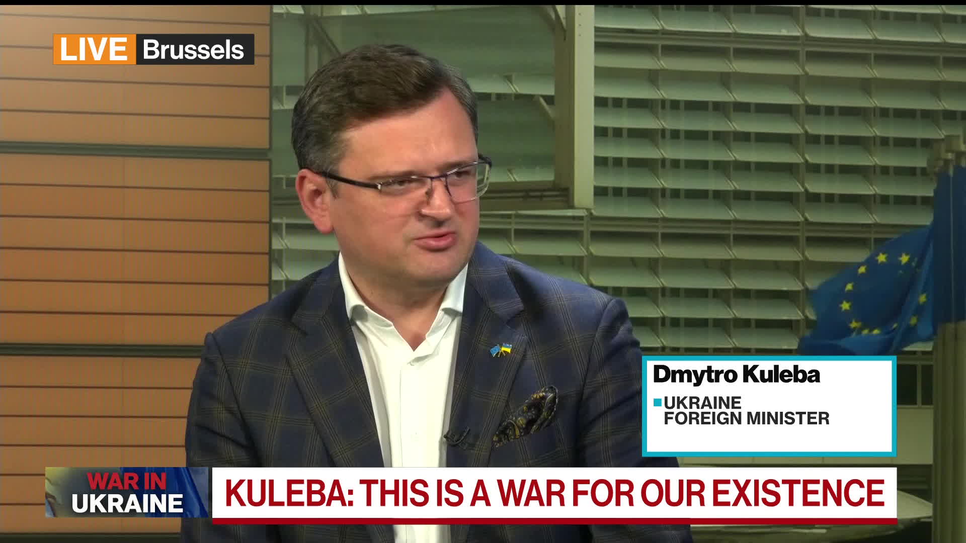 WATCH: Ukrainian Foreign Minister Dmytro Kuleba speaks to Bloomberg News in Brussels.Source: Bloomberg