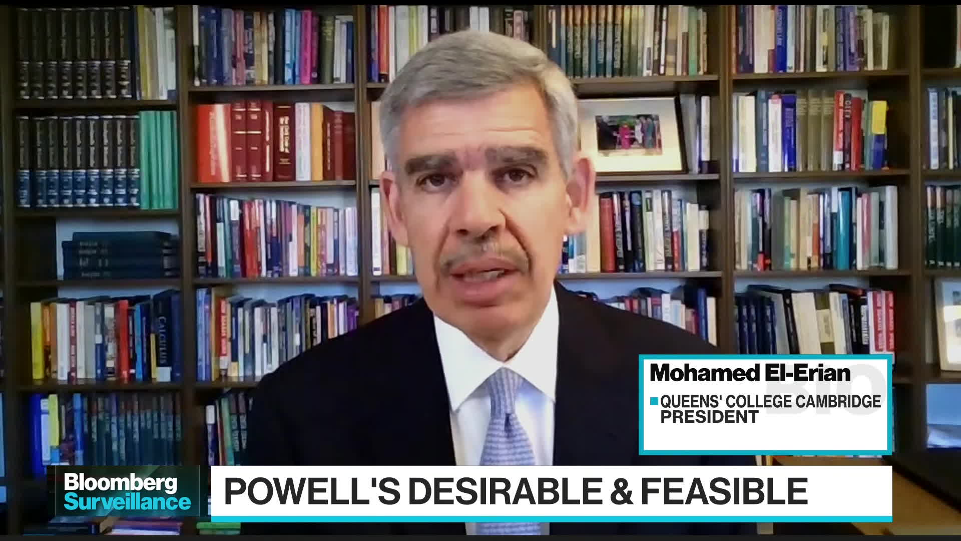 WATCH: Mohamed El-Erian says the Fed faces a decision between two “policy mistakes” after failing to contain surging US inflation.Source: Bloomberg