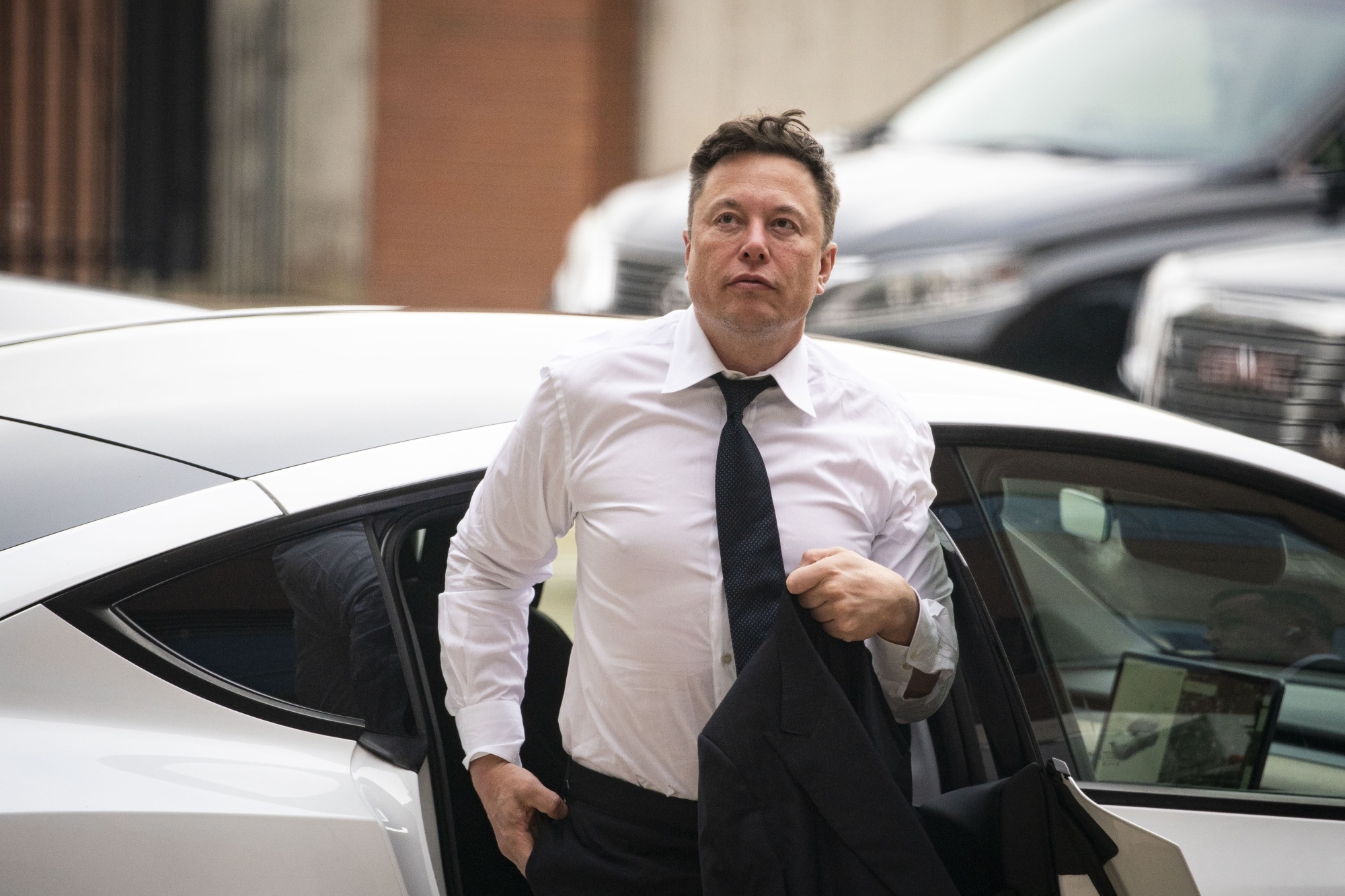 Elon MuskPhotographer: Al Drago/Bloomberg