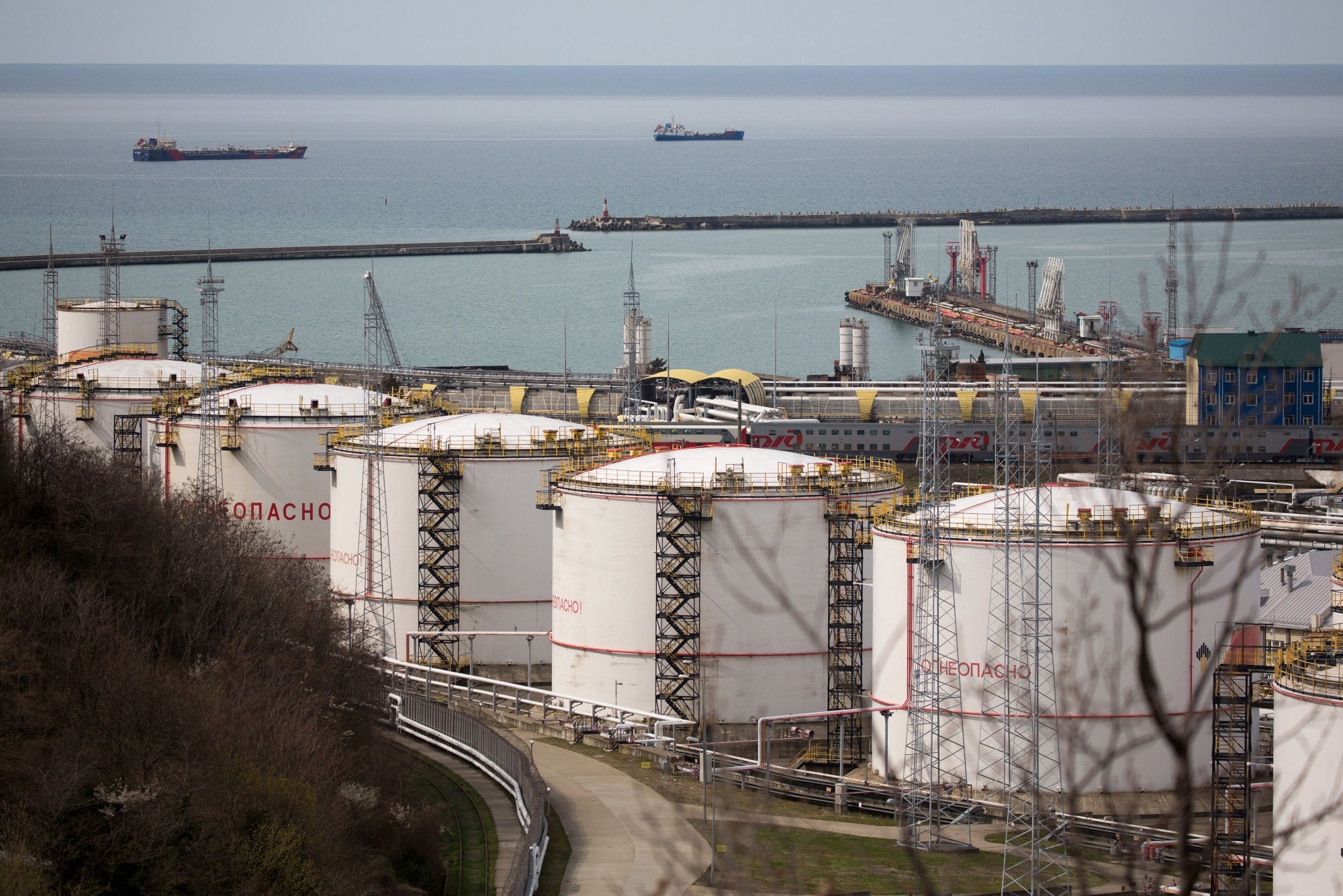 Russia's oil-export revenue alone is up 50% from a year earlier.Source: Bloomberg